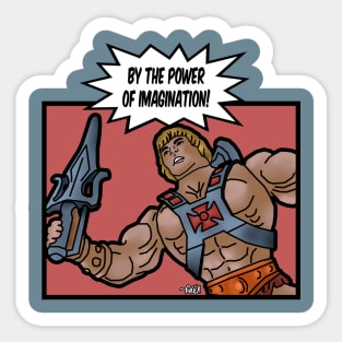 By The Power of Imagination! Sticker